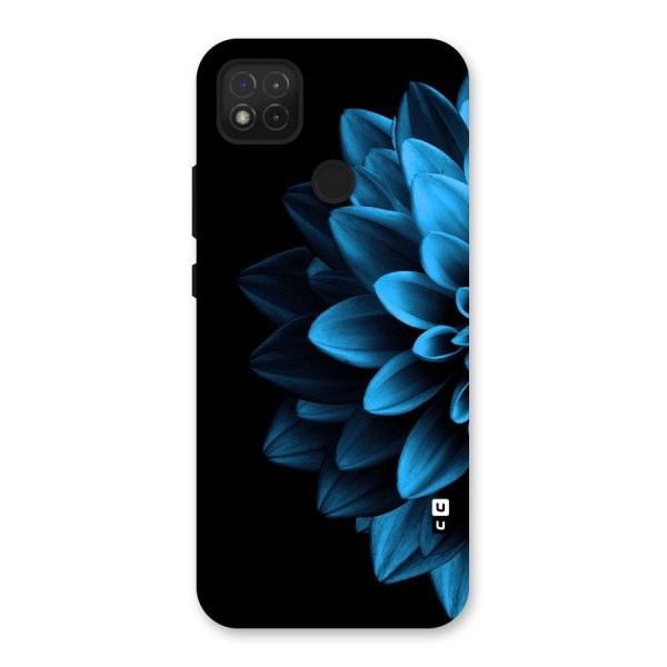 Half Blue Flower Back Case for Redmi 9C