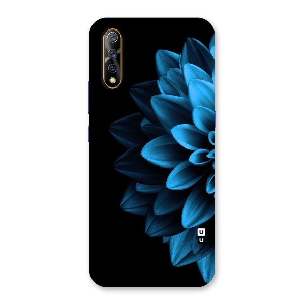 Half Blue Flower Back Case for Vivo S1