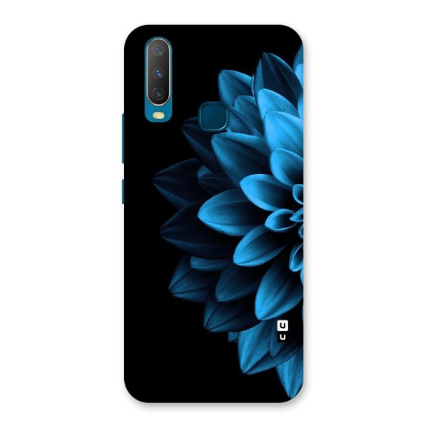 Half Blue Flower Back Case for Vivo Y11