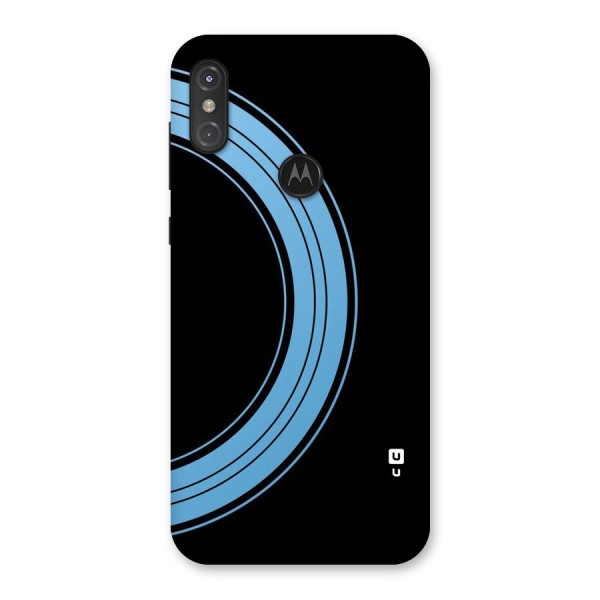 Half Circles Back Case for Motorola One Power