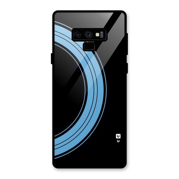 Half Circles Glass Back Case for Galaxy Note 9