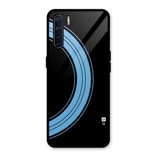 Half Circles Glass Back Case for Oppo F15