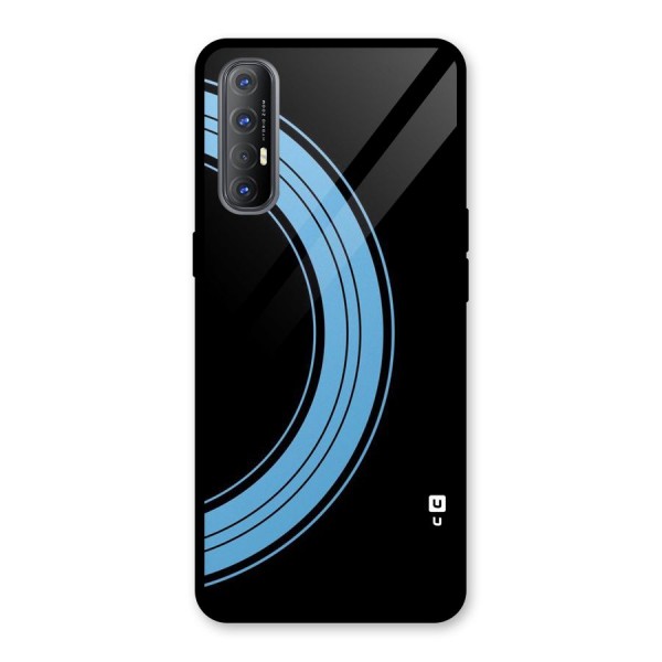 Half Circles Glass Back Case for Oppo Reno3 Pro