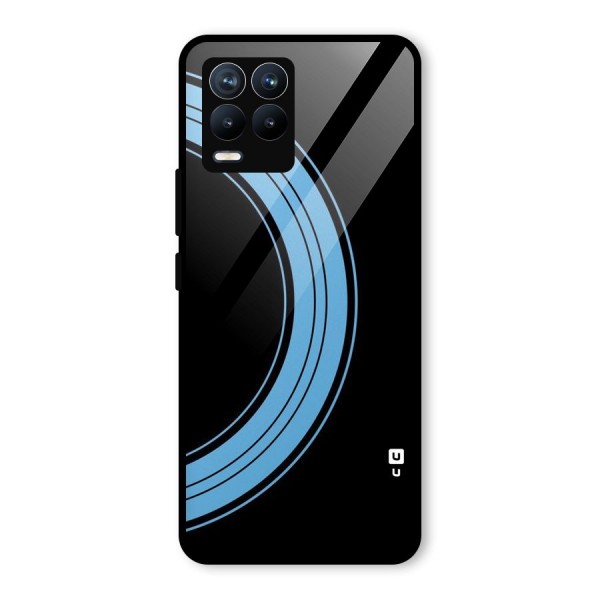 Half Circles Glass Back Case for Realme 8 Pro