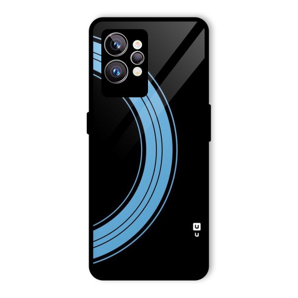 Half Circles Glass Back Case for Realme GT2 Pro