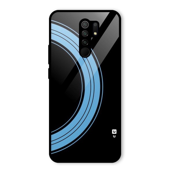 Half Circles Glass Back Case for Redmi 9 Prime