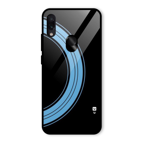 Half Circles Glass Back Case for Redmi Note 7