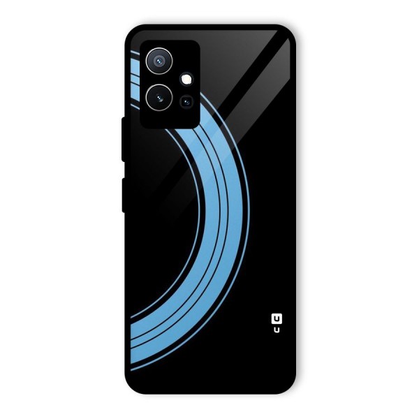 Half Circles Glass Back Case for Vivo T1 5G