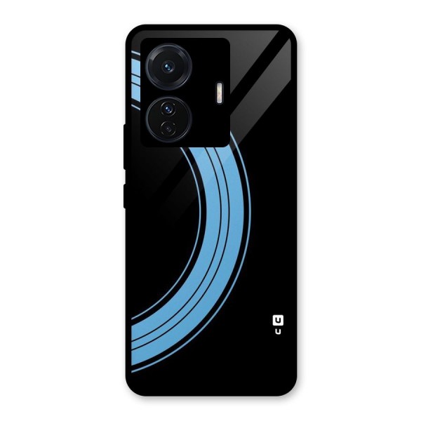 Half Circles Glass Back Case for Vivo T1 Pro