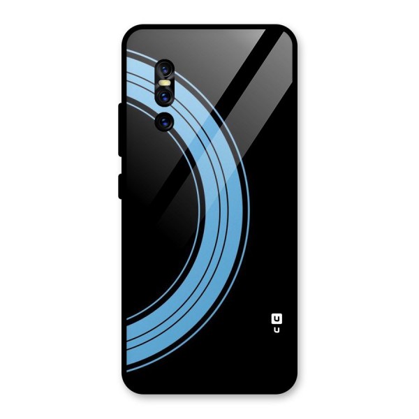 Half Circles Glass Back Case for Vivo V15 Pro