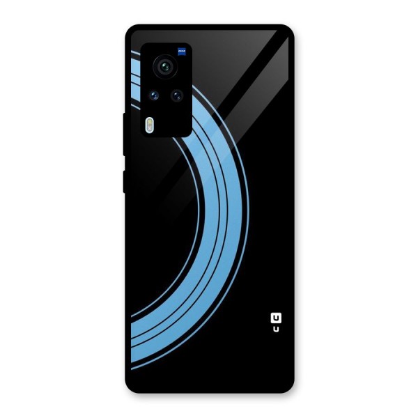 Half Circles Glass Back Case for Vivo X60 Pro