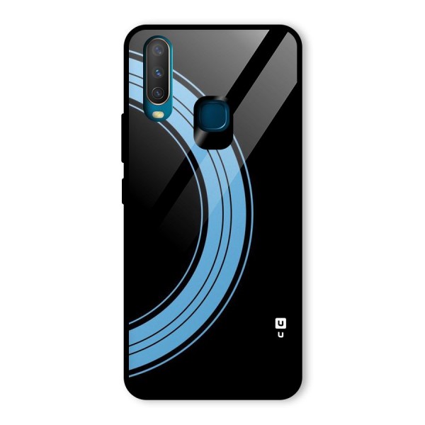 Half Circles Glass Back Case for Vivo Y12