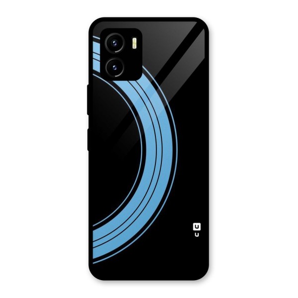 Half Circles Glass Back Case for Vivo Y15s