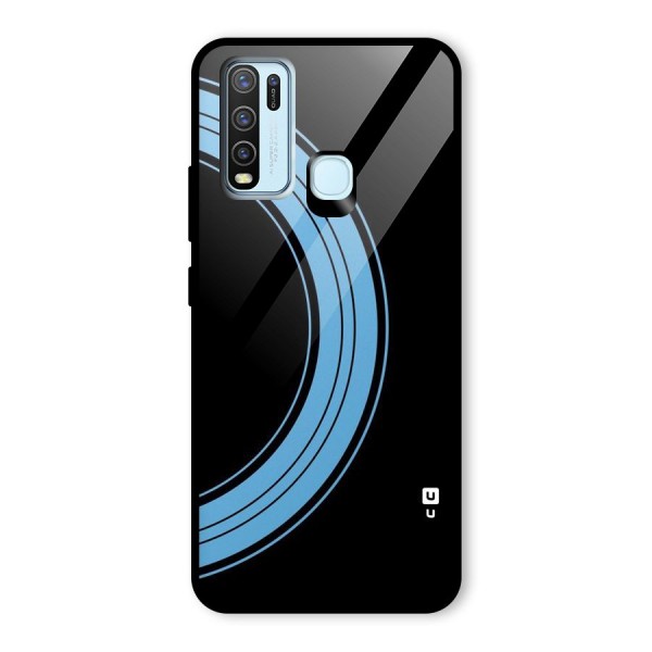 Half Circles Glass Back Case for Vivo Y50