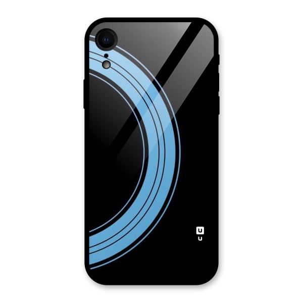 Half Circles Glass Back Case for XR