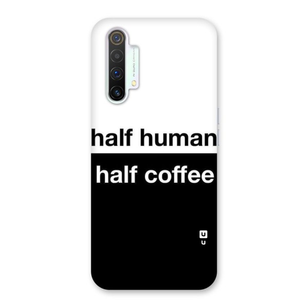 Half Human Half Coffee Back Case for Realme X3