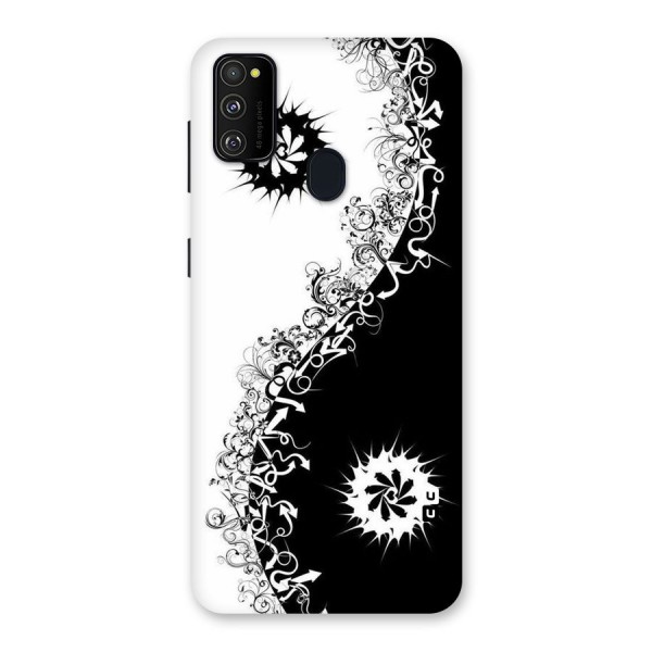 Half Peace Design Back Case for Galaxy M21