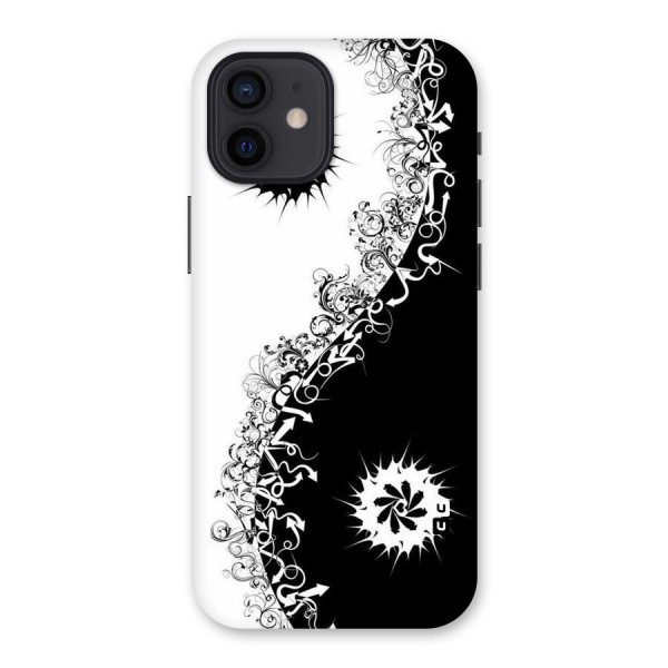 Half Peace Design Back Case for iPhone 12