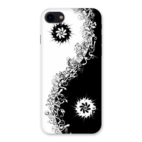 Half Peace Design Back Case for iPhone SE 2020