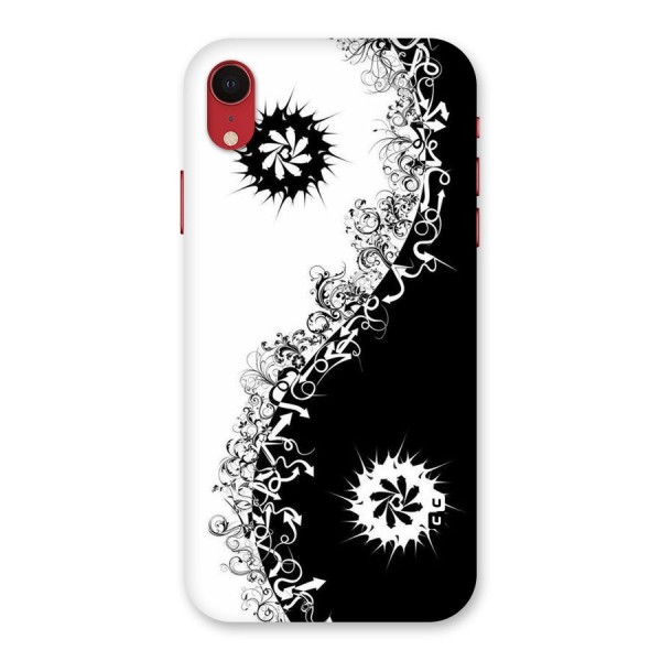 Half Peace Design Back Case for iPhone XR