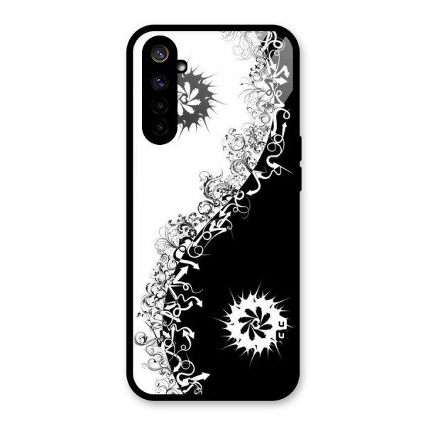 Half Peace Design Glass Back Case for Realme 6