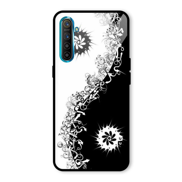 Half Peace Design Glass Back Case for Realme XT