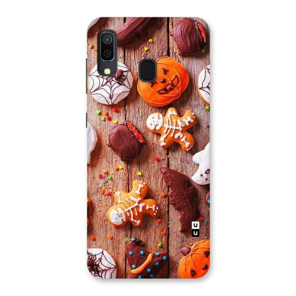 Halloween Chocolates Back Case for Galaxy A20