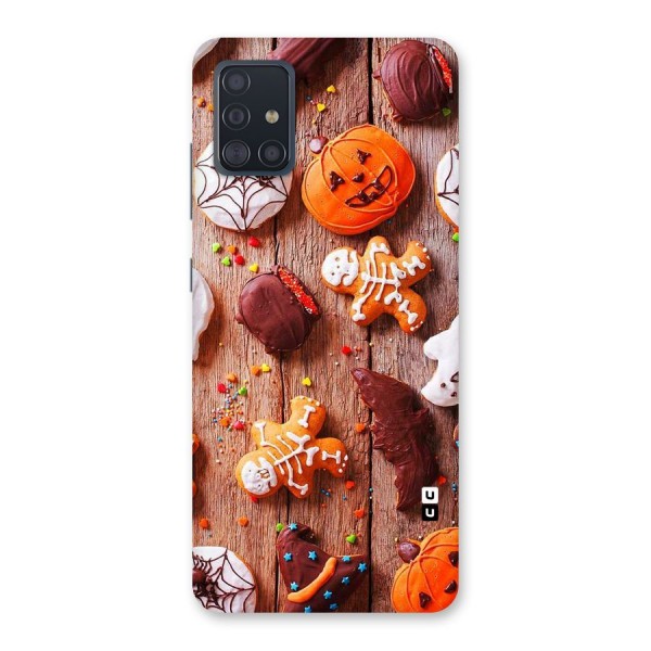 Halloween Chocolates Back Case for Galaxy A51