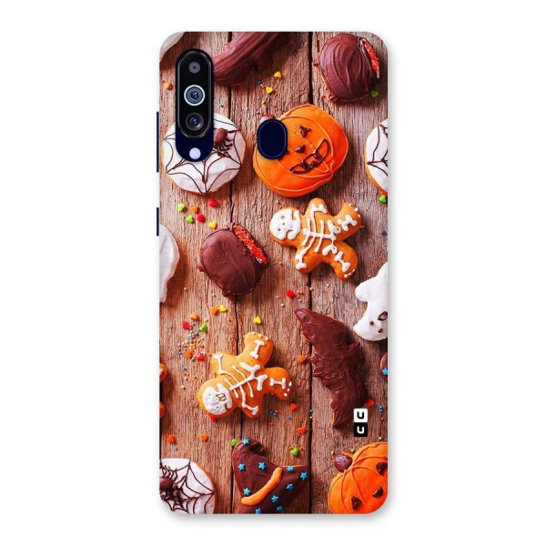 Halloween Chocolates Back Case for Galaxy A60