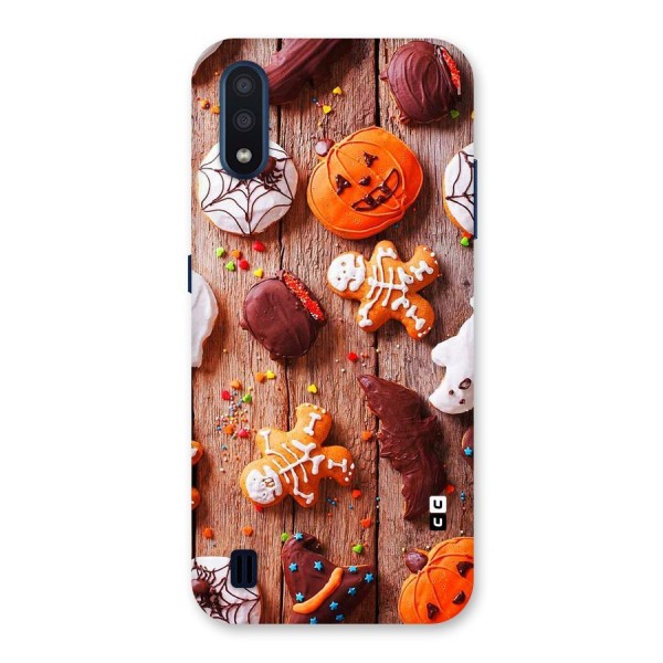 Halloween Chocolates Back Case for Galaxy M01