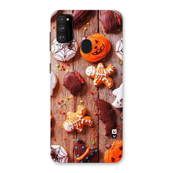 Halloween Chocolates Back Case for Galaxy M21