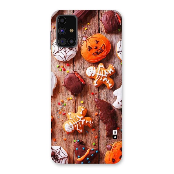 Halloween Chocolates Back Case for Galaxy M31s