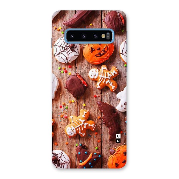 Halloween Chocolates Back Case for Galaxy S10