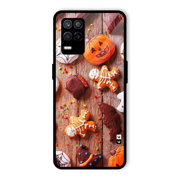 Halloween Chocolates Glass Back Case for Realme 9 5G