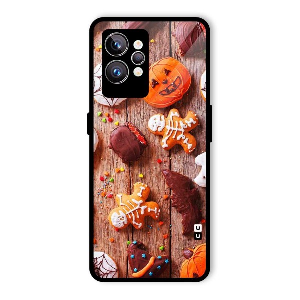 Halloween Chocolates Glass Back Case for Realme GT2 Pro