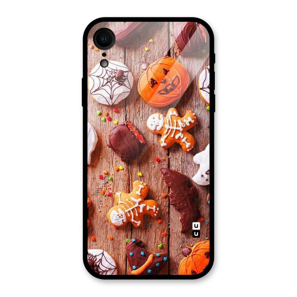 Halloween Chocolates Glass Back Case for XR