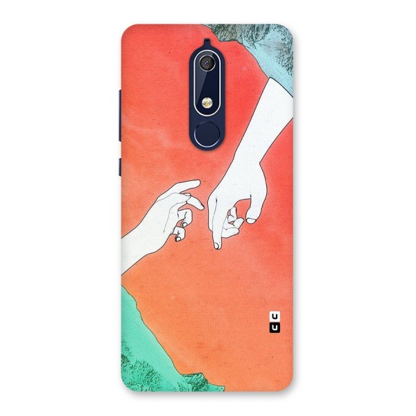 Hand Paint Drawing Back Case for Nokia 5.1