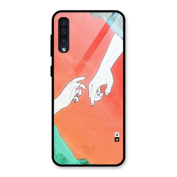 Hand Paint Drawing Glass Back Case for Galaxy A50s