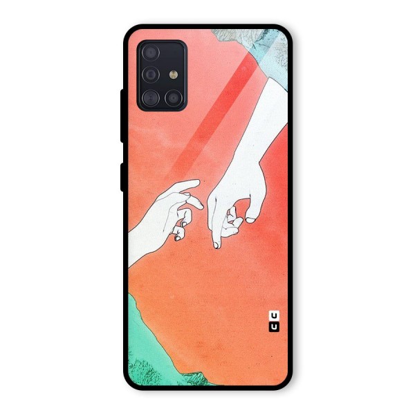 Hand Paint Drawing Glass Back Case for Galaxy A51