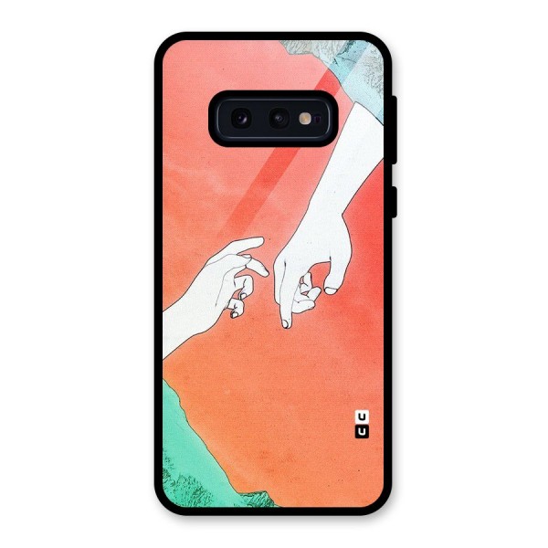 Hand Paint Drawing Glass Back Case for Galaxy S10e