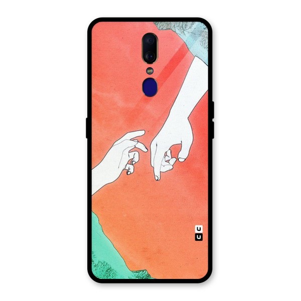 Hand Paint Drawing Glass Back Case for Oppo F11