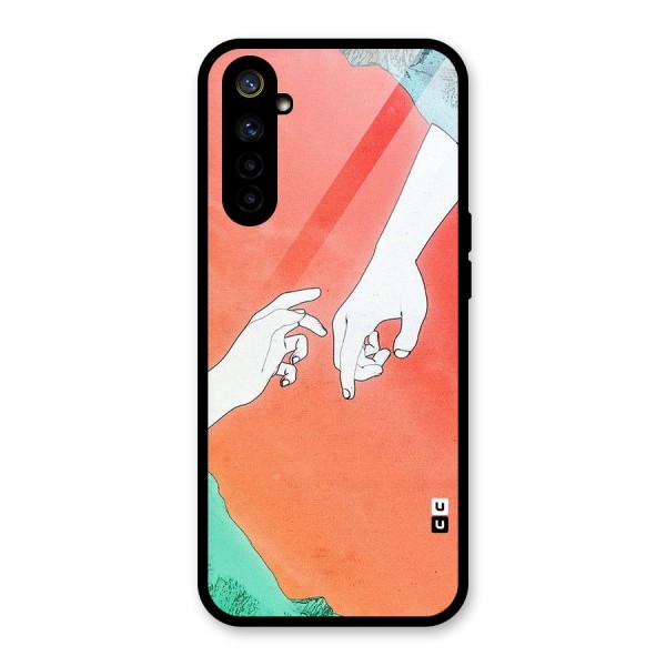 Hand Paint Drawing Glass Back Case for Realme 6