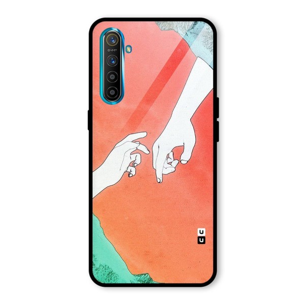 Hand Paint Drawing Glass Back Case for Realme XT