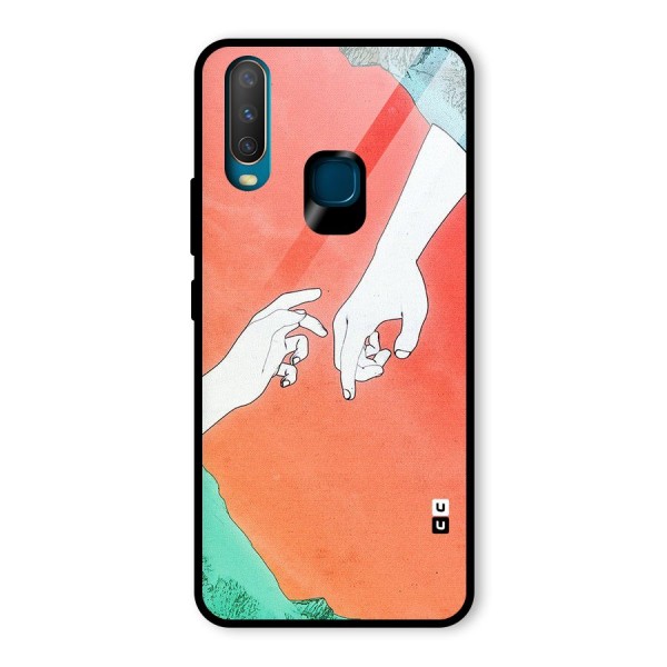 Hand Paint Drawing Glass Back Case for Vivo Y12