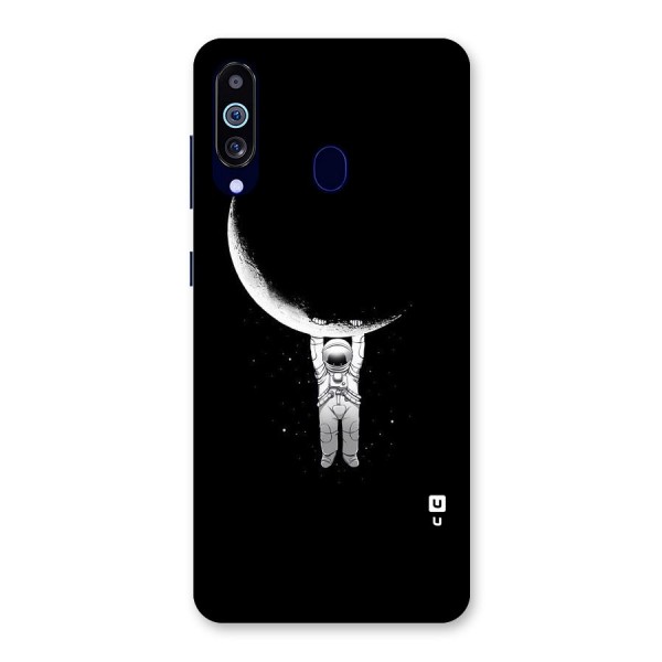 Hanging Astronaut Back Case for Galaxy A60