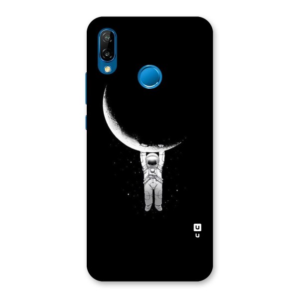 Hanging Astronaut Back Case for Huawei P20 Lite