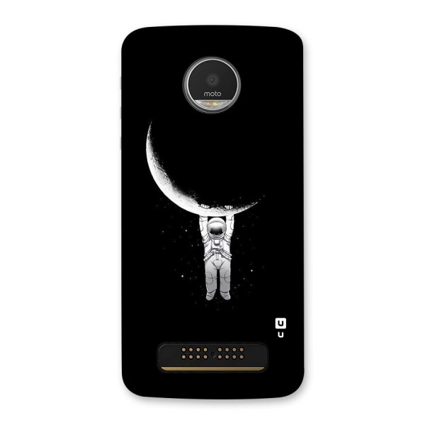 Hanging Astronaut Back Case for Moto Z Play