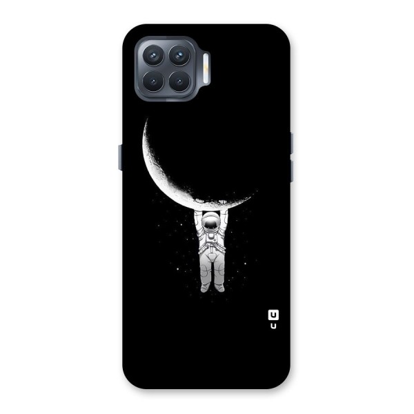 Hanging Astronaut Back Case for Oppo F17 Pro