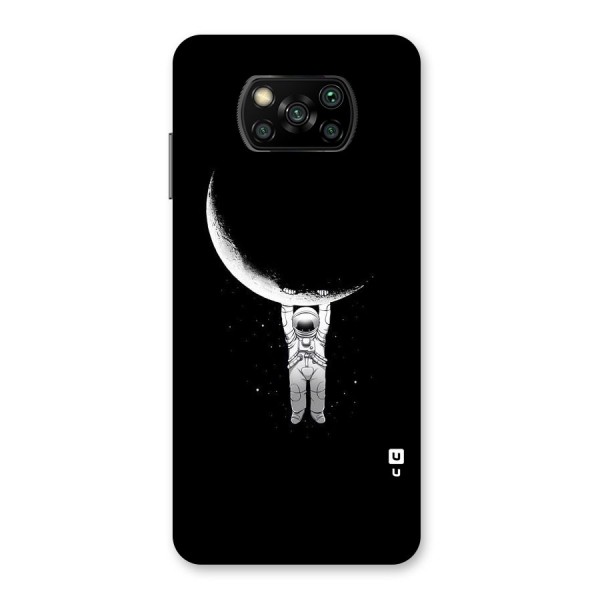 Hanging Astronaut Back Case for Poco X3