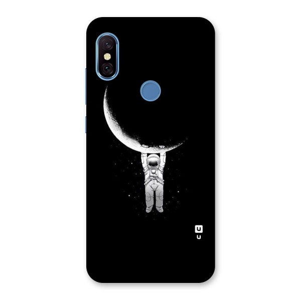 Hanging Astronaut Back Case for Redmi Note 6 Pro